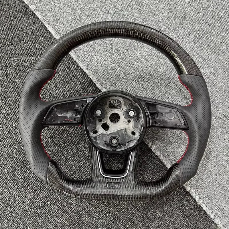 Upgraded carbon fiber material for steering wheel accessories suitable for Audi RS3 RS4 RS5 A3 A4 A5 S3 S4 S5 2017-2021