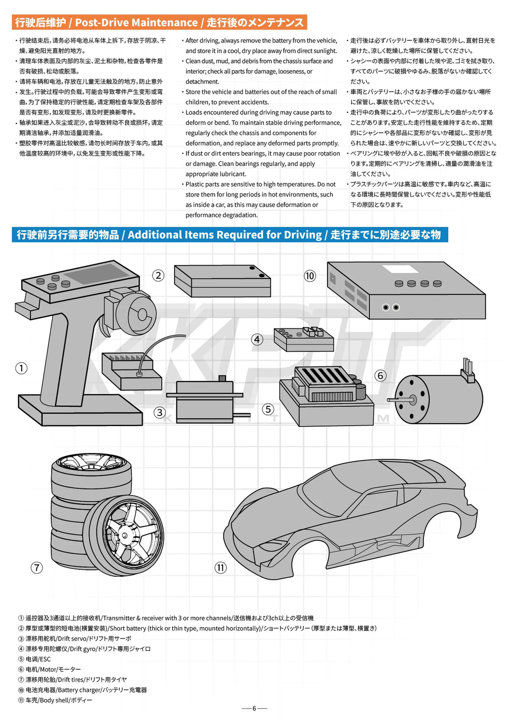 KKPIT SDK DDS Ver.1.0 1/10 Electric R/C DRIFT Chassis KIT