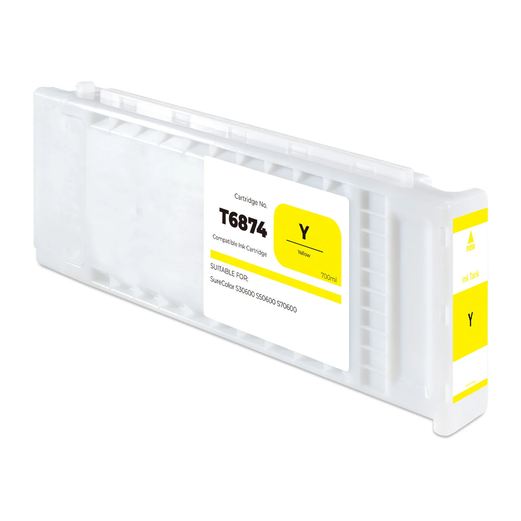 T6871 T6872 T6873 T6874 Compatible Ink Cartridge with Weak Solvent Ink with Chip for Epson S30600 S50600 S70600 Printer Ink