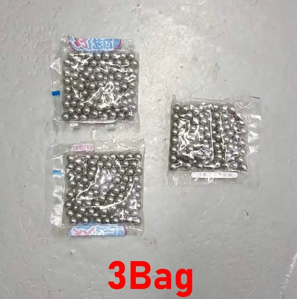 100pcs 6mm High Carbon Steel Ball Bullets Are Powerful and Suitable for Outdoor Shooting Bullets of G17 Alloy Toy Guns.