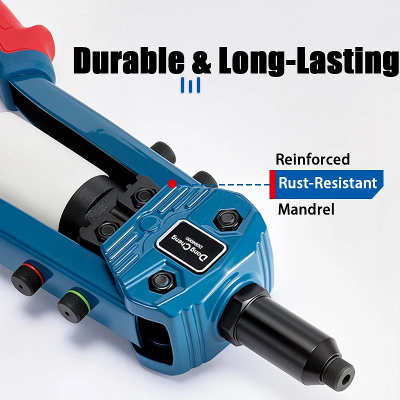 Professional Double-Handle Rivet Gun Manual High Lever Labor-Saving Tool for Metal Sheet And Pipe Tightening & Riveting