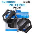 Shimano PD EF102 EF202 EF205 Pedals PD-EF202 Are Platform Pedals for MTB, Trekking and City Use That Have an Aluminum Body With