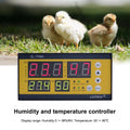 Yieryi Digital Automatic Incubator Controller ZL-7918A AC100~240V Temperature and Humidity Controller Poultry Egg Incubator