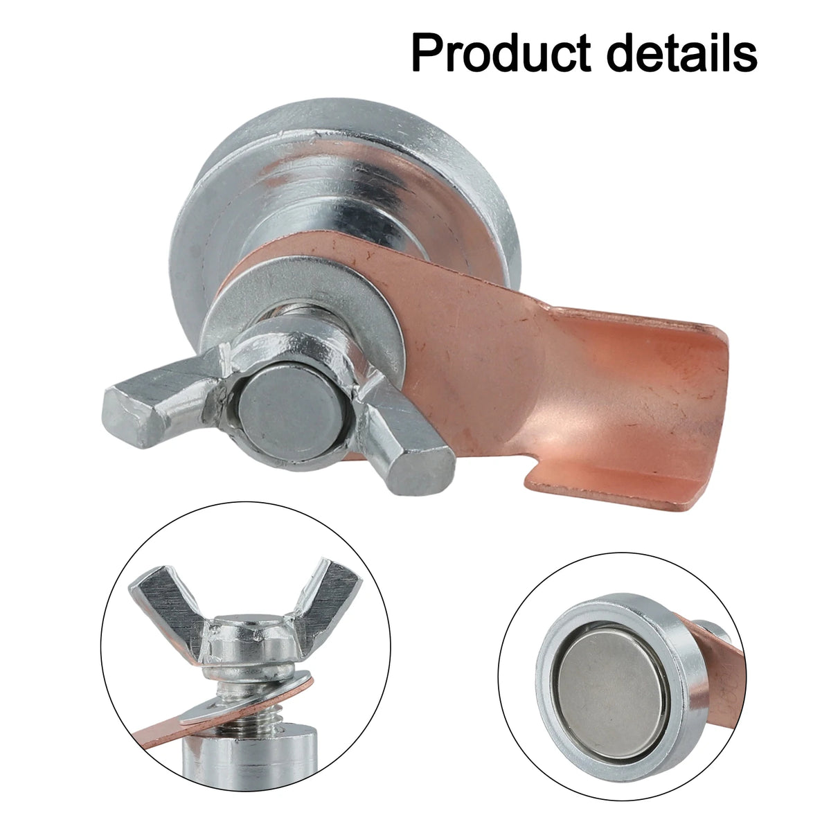 1PC Welding Ground Clamp Magnetic Welding Clamp Quick Release Mounts For Steel Iron Welding Gas Welding Equipment Accessories