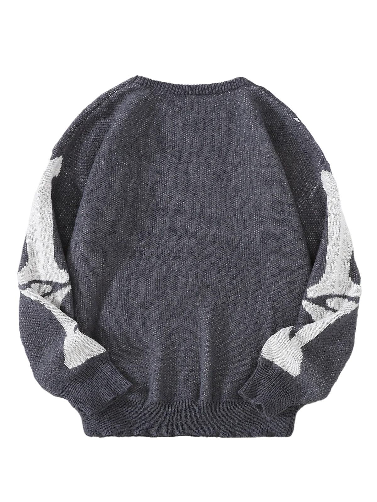 New Popular Autumn and Winter Backbone Jacquard Pattern Pullover Sweater Casual Round Neck Knitted Men's Pullover