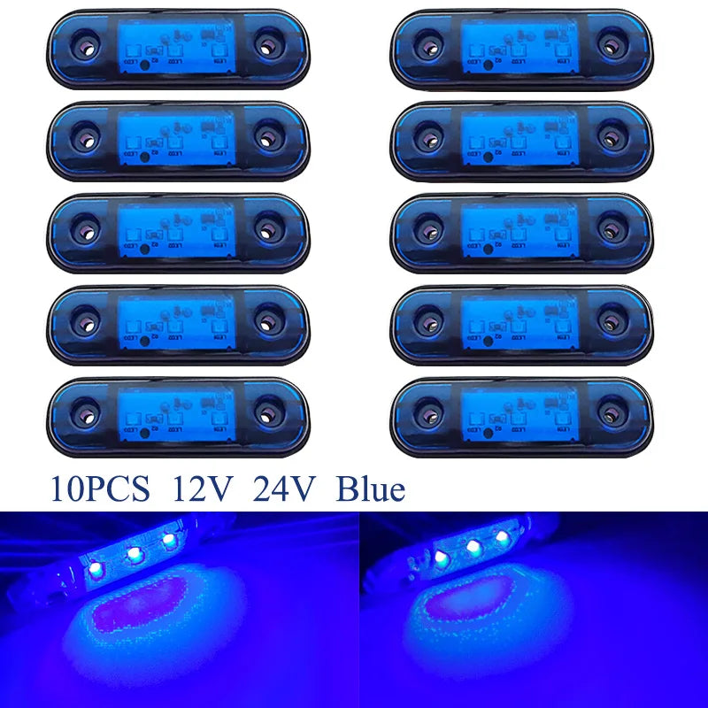 12V 24V Truck Accesorios Trailer Car External Lights Warning Tail Light Signal Brake Lamps for Truck Trailer Lorry Bus