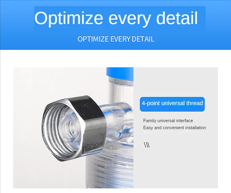 Purifier Output Universal Shower Filter PP Cotton Shower Strainer Water Pre-filter For Washing Machine Kitchen Faucet Accessory