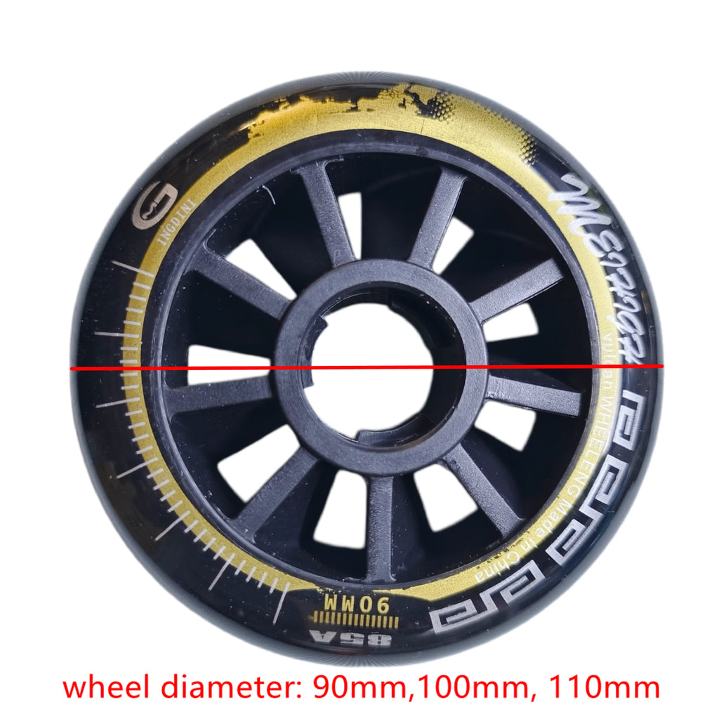 Free Shipping Skate Wheel Speed Wheel 84mm 90mm 100mm 110mm 4 Wheels Each Lot