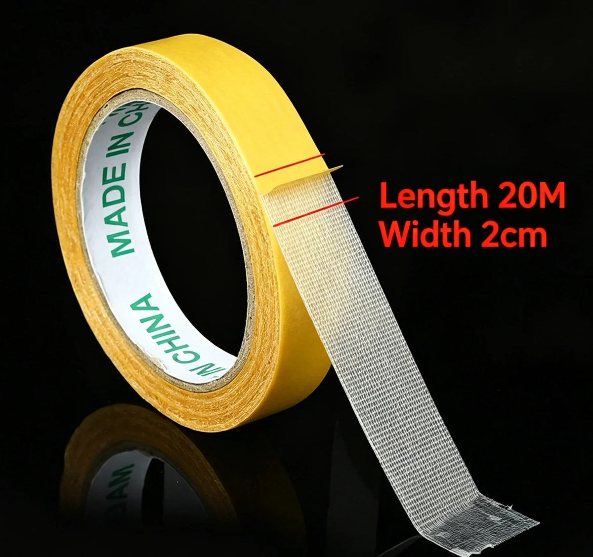 1Pc Super Thin Grid Double Sided Adhesive Tape Heavy Duty Waterproof Translucent Mesh Traceless Strong Fixing Adhesive Sticker