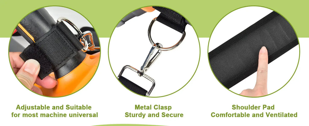 Universal Leaf Blower Shoulder Straps with Anti-Slip Padding - Compatible for DEWALT/for EGO Power+/for Worx/for LAZYBOI