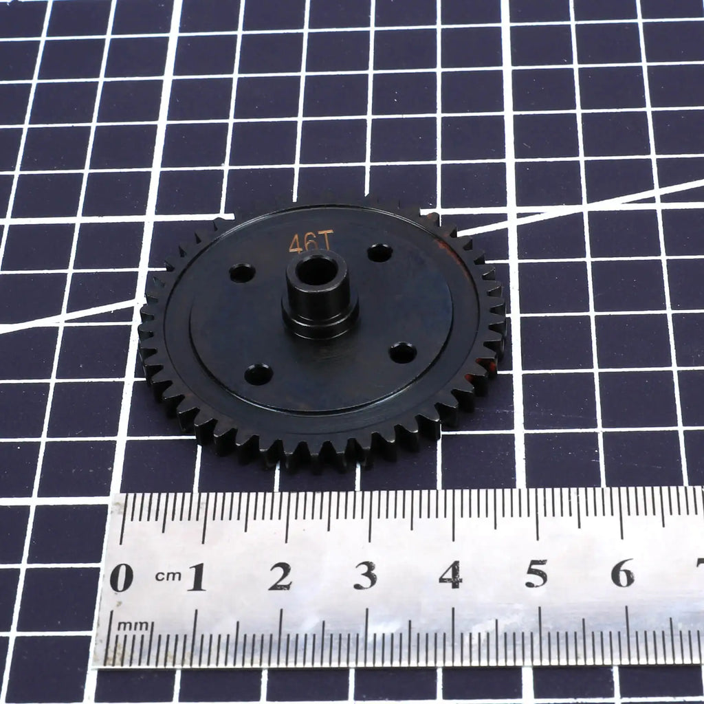 RCAWD Steel 46T Spur Gear for Arrma 1/7 FELONY FIRETEAM INFRACTION 6S 1/8 TYPHON 6s upgrades parts #ARA310939