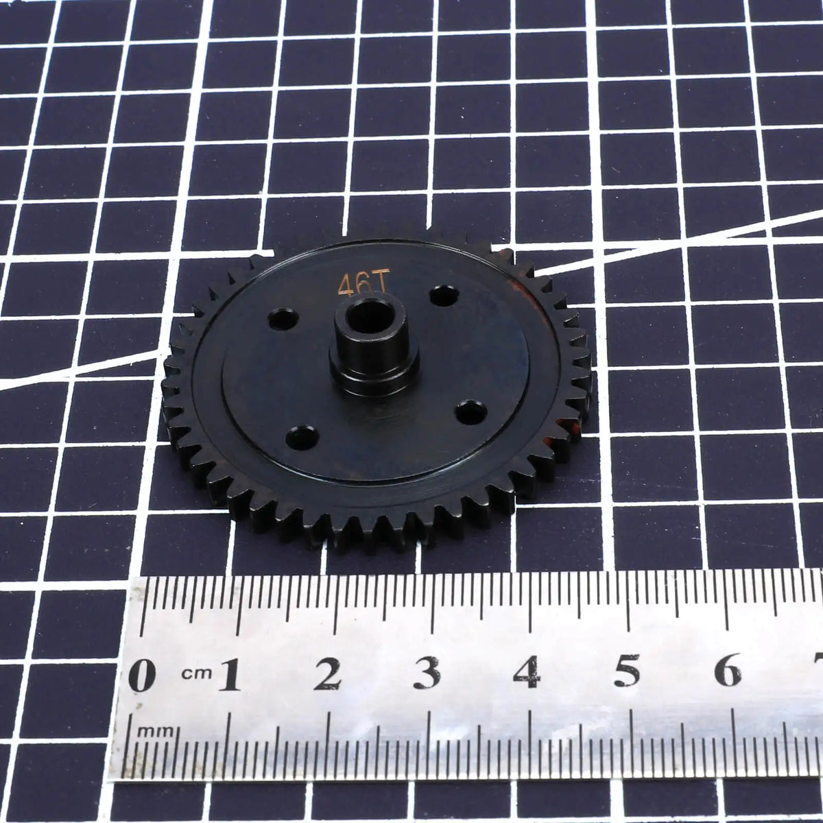 RCAWD Steel 46T Spur Gear for Arrma 1/7 FELONY FIRETEAM INFRACTION 6S 1/8 TYPHON 6s upgrades parts #ARA310939