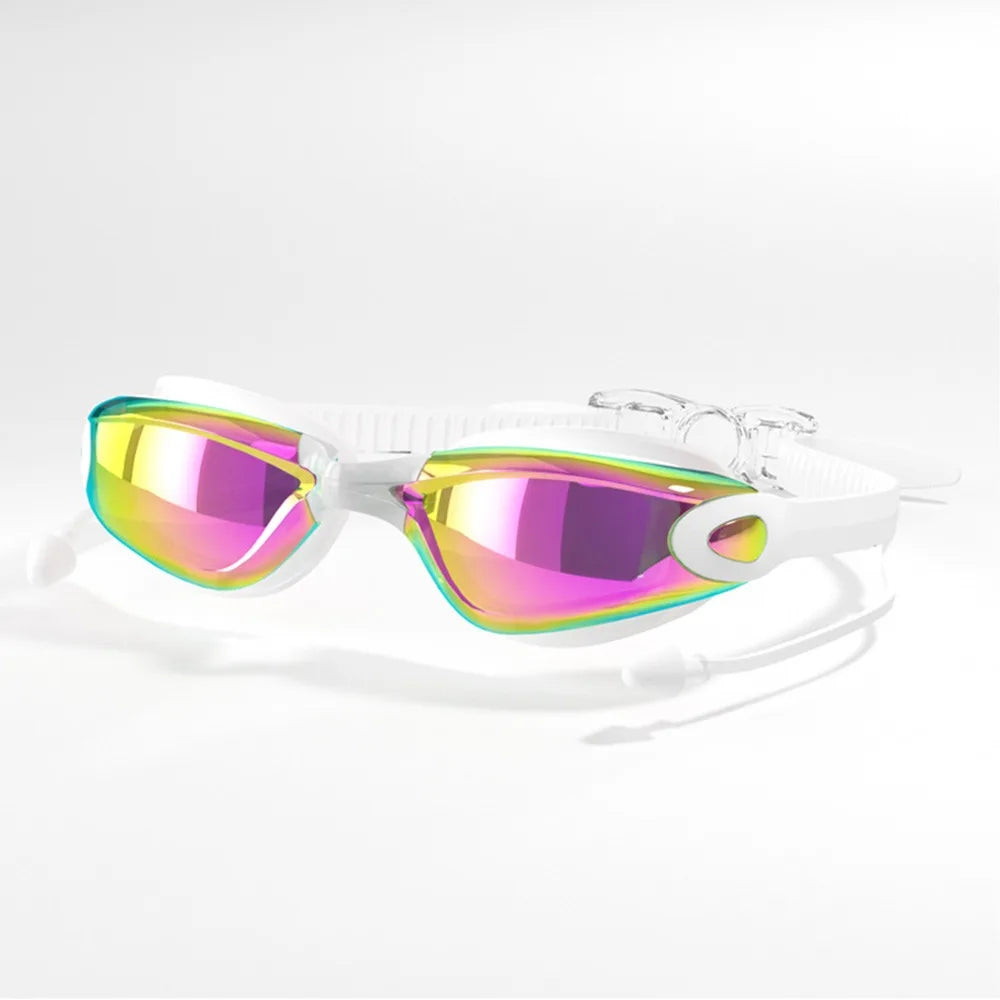 Swimming Goggles Creative HD Summer Waterproof Anti Fog Diving Swim Glasses Silicone Adjustable Swim Eyewear Men Women