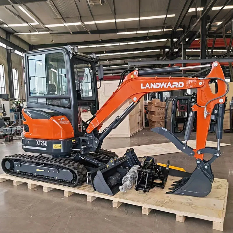 New 2.5 Ton Mini Excavator Agriculture Excavators XT25U Optional Diesel Engine Customize Euro 5 Hydraulic Crawler Mini Excavator
