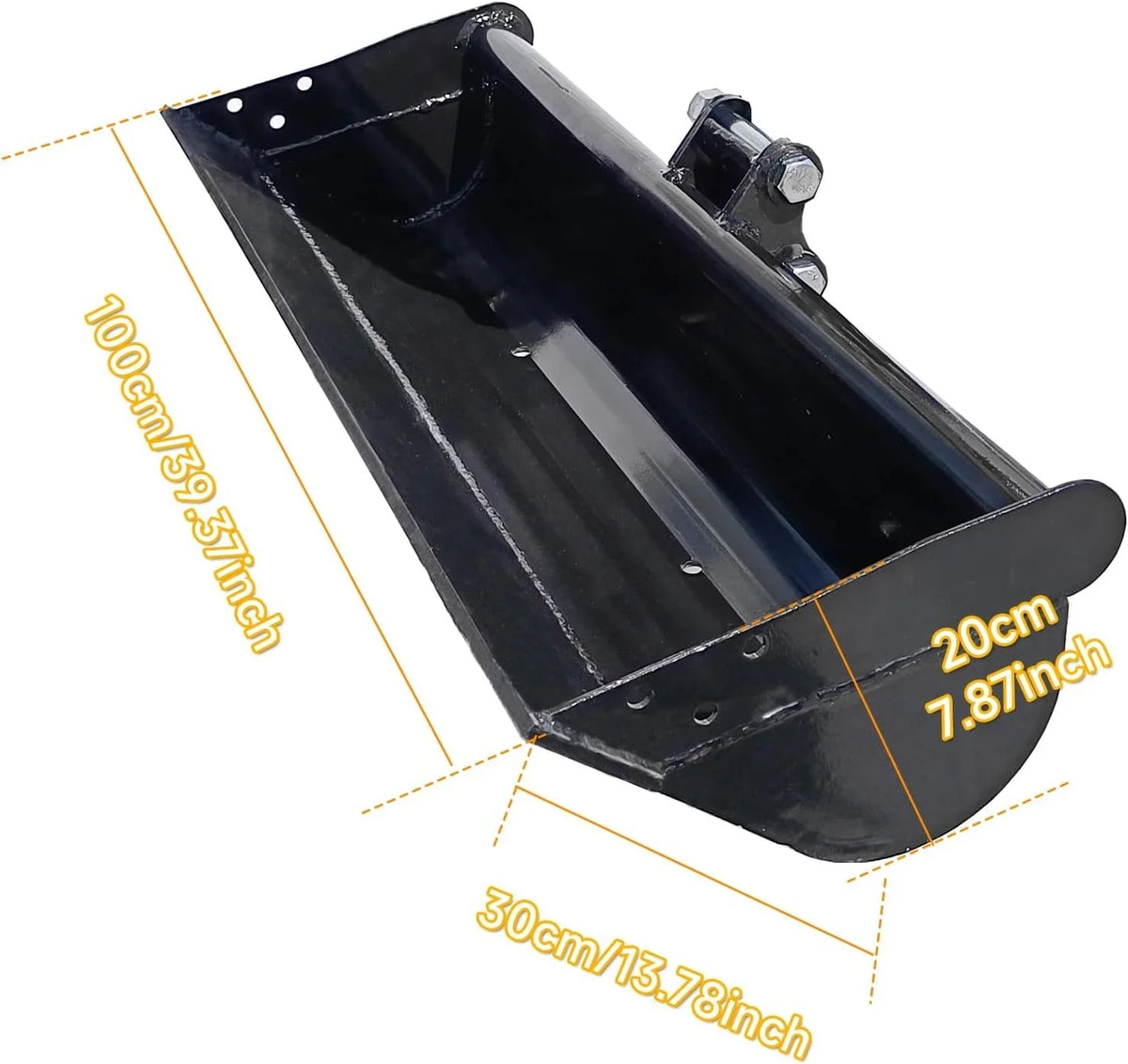 Germany Stock 500/600/800/1000mm Flat Bucket For JCB NEX Kingway Berger Kruas Mini and Other Chinese Mini Excavators