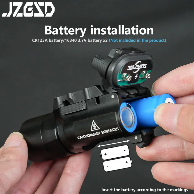 Tactical Gear SF X300U X300 Hanging Flashlight for Gloc G17 G19 Airsoft Hunting Scout Light Fit 20MM Rail Pistol Light