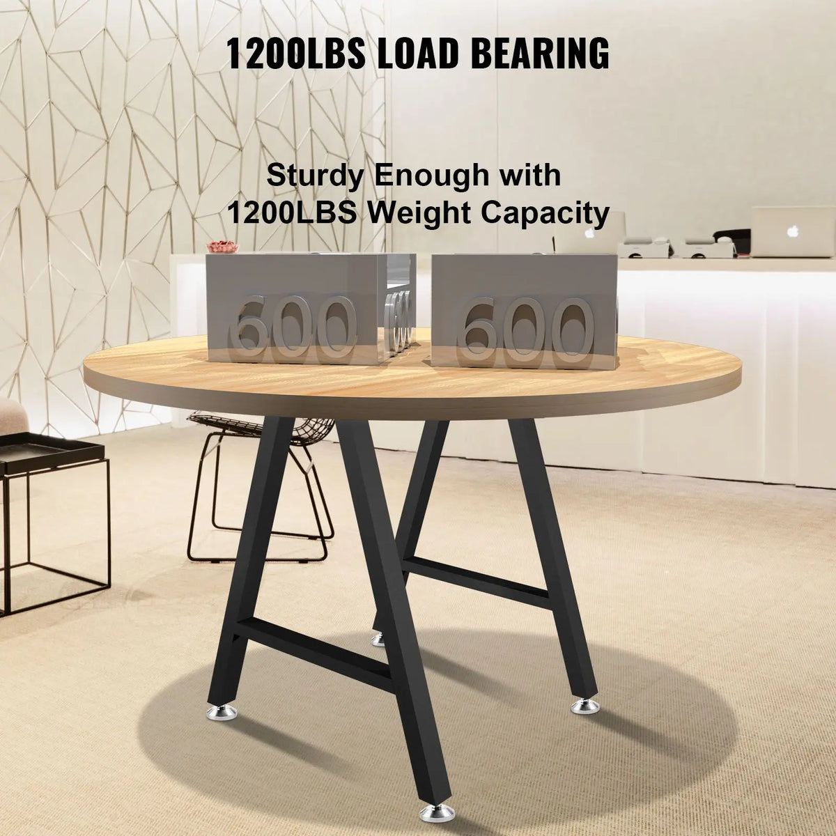 "Aluminum Heavy Duty 28 X 17.7 Inch Shaped Desk Legs Set 2 with Polyurethane Coating Furniture Legs"