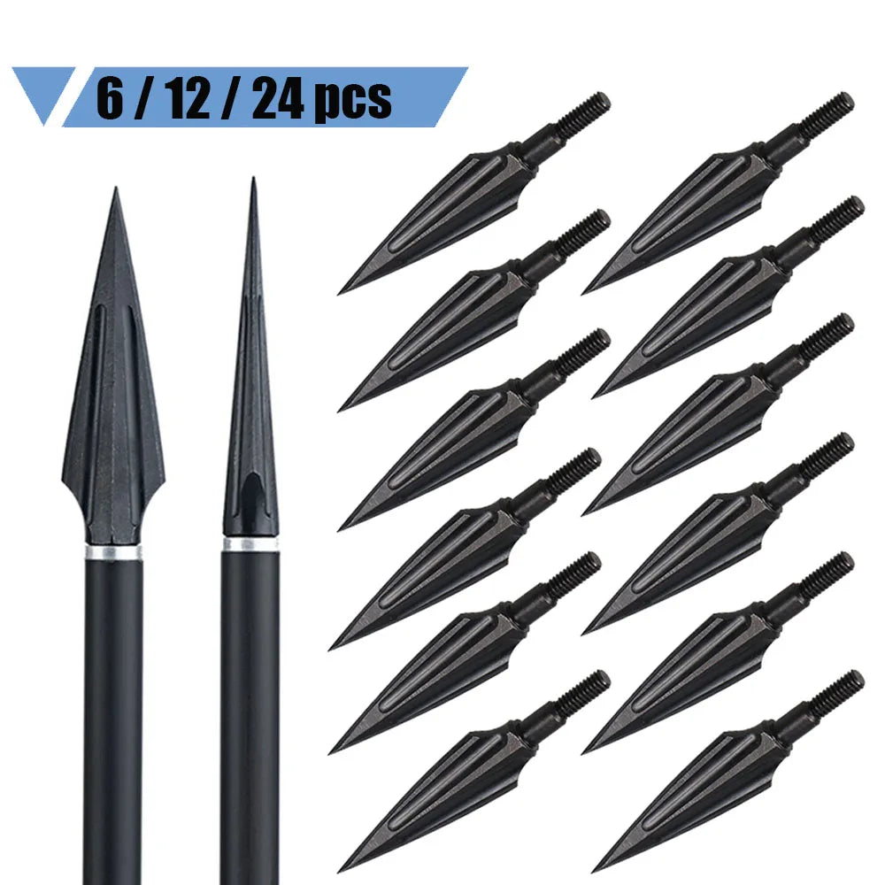 120grain Hunting Broadheads Arrowheads Points Tip for Carbon Arrows for Compound Bow Longbow Archery Outdoor Hunting Shooting