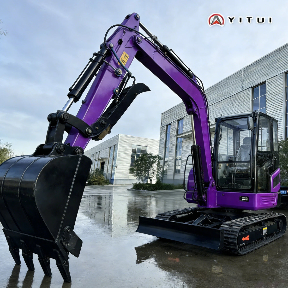 New 2.6 Ton Mini Excavator Crawler Small Excavator With Cab Hydraulic For Home Customized Ce/Epa Certified
