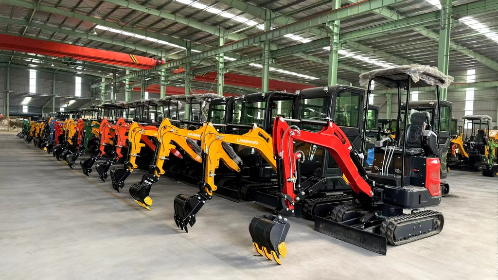 Landward Factory 3 Ton Mini Excavator Customize Small minibagger Wholesale excavators Hydraulic 2.5 ton Mini Excavators Machine