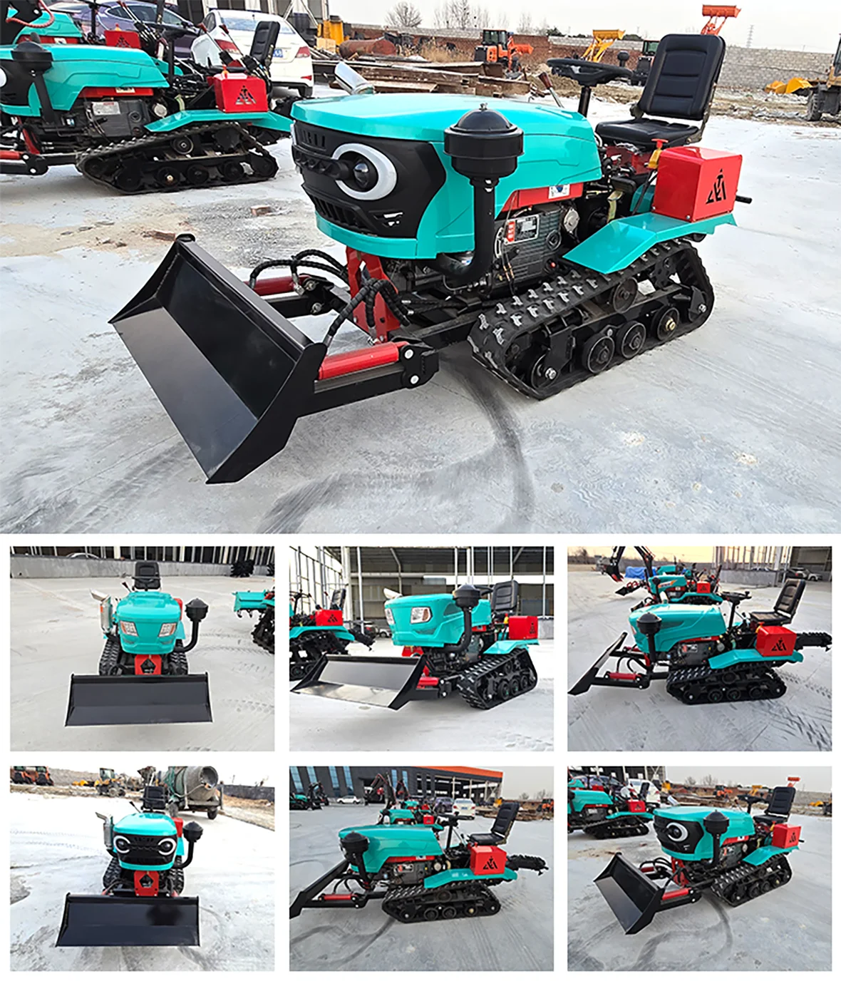 35HP Diesel Crawler Tractor EPA Approved Garden Cultivator With Excavator Parts For Farm & Orchard
