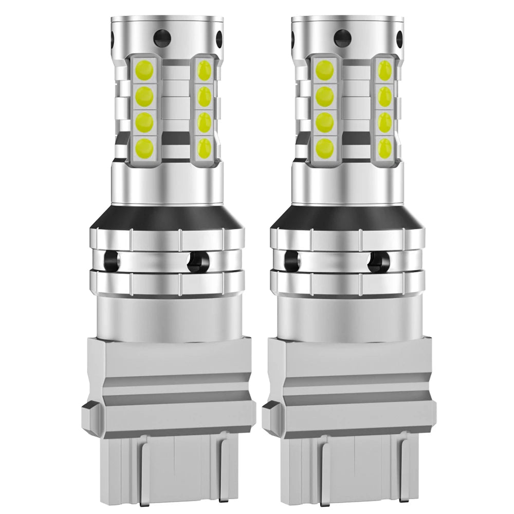 2pcs LED Reverse Light Blub Backup Lamp 3157 P27/7W T25 3156 Canbus No Error For Chevrolet Corvette 2005-2013