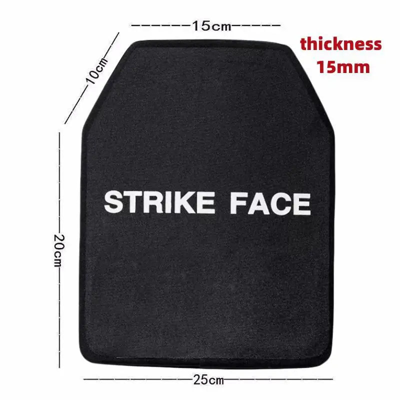 25X30CM Protective Board 15mm Thick Pure PE Tactical Defense Shield Insertion Board Backpack Deck Tactical Vest