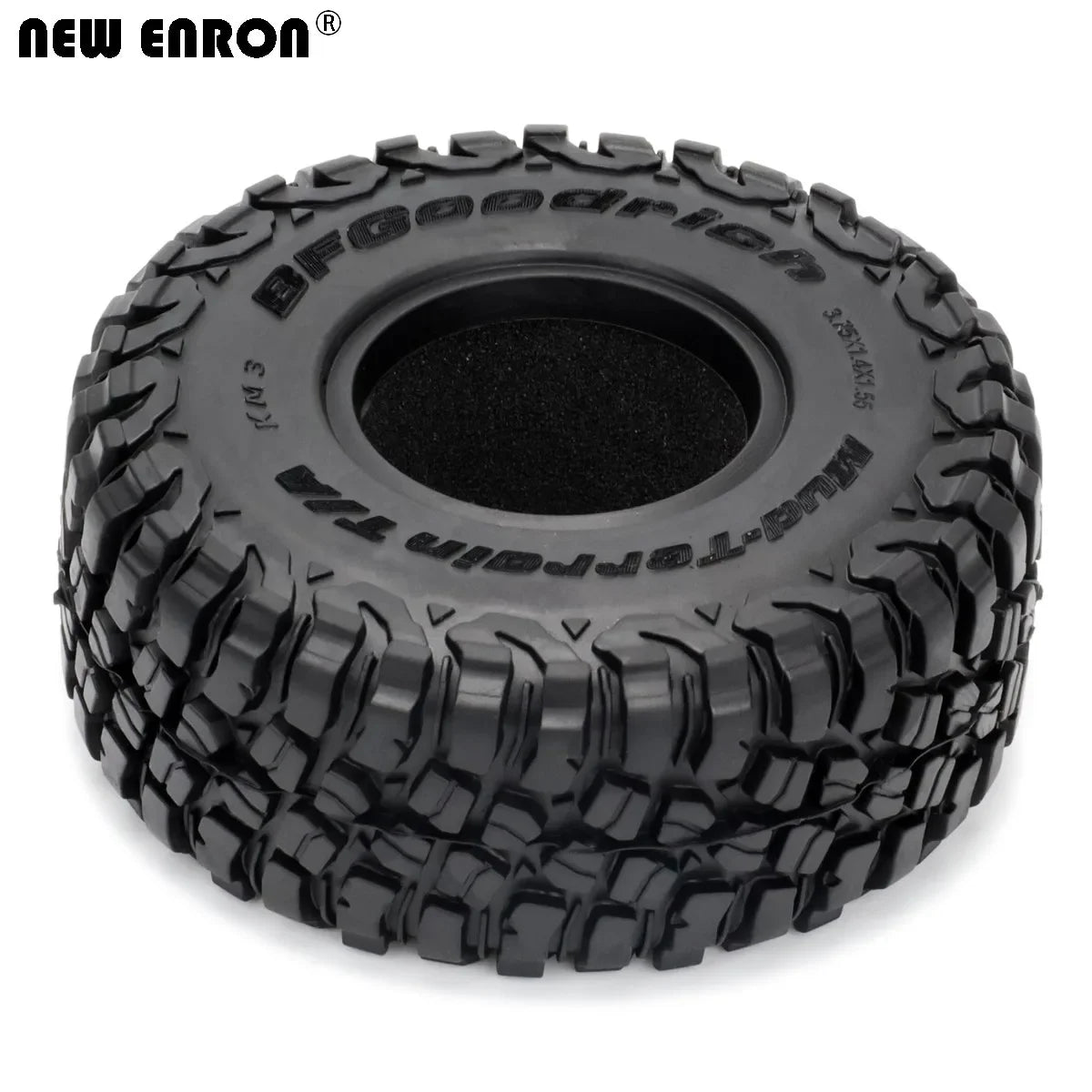4Pcs 1.55" 95*35MM Wheel Tires 1.55 Inch Rubber Tyre for RC Car Crawler D90 TF2 Tamiya CC01 LC70 LC80 Axial 90069 JIMNY RC4WD