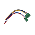 6441.L2 Air Conditioning Blower Resistor & Connector/Wire For Renault Citroen C2 C3 C5 Peugeot 406 107 207 607 7701207718 6441L2