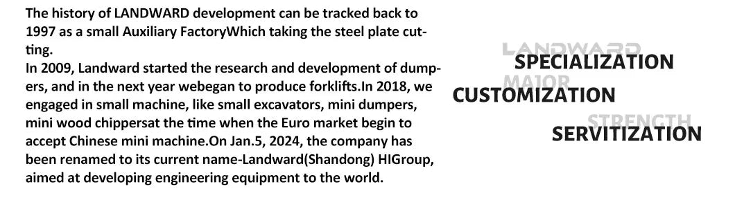 Farm Loader Diesel Kubota Engine Mini Loader Euro5 EPA Wheeled Mini Loader Hydraulic 4×4 Compact Loader 2 Ton Loaders Customized