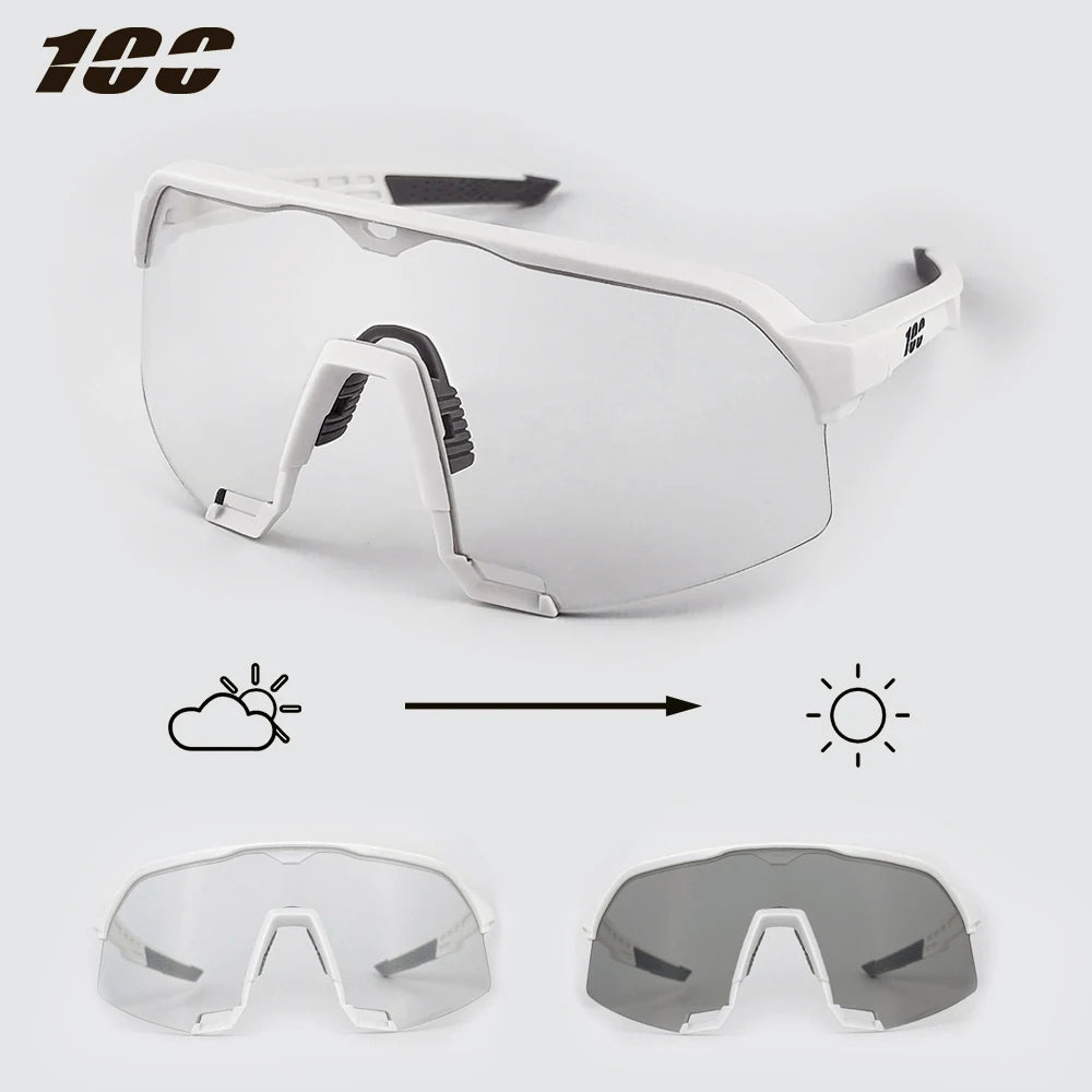New Photochromic Sunglasses Outdoor Sports Bike Cycling Glasses Man MTB Hiking Glasses Women Driving Bicycle UV400 Goggles