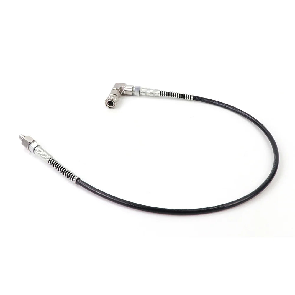 New High Pressure Whip Hose Charging Hose With 90-degree Adapter Remote Fill Extension