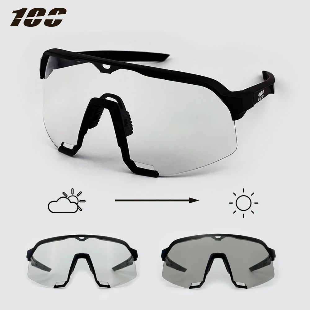 New Photochromic Sunglasses Outdoor Sports Bike Cycling Glasses Man MTB Hiking Glasses Women Driving Bicycle UV400 Goggles
