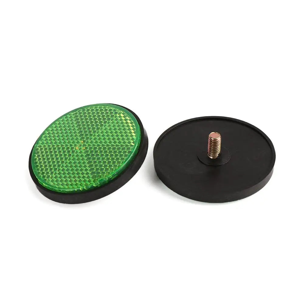 2Pcs High Quality Bike Spoke Reflector Oval&Round Plastic Flashing Night Reflectors Safety Warning Light Wheel Rim Reflective