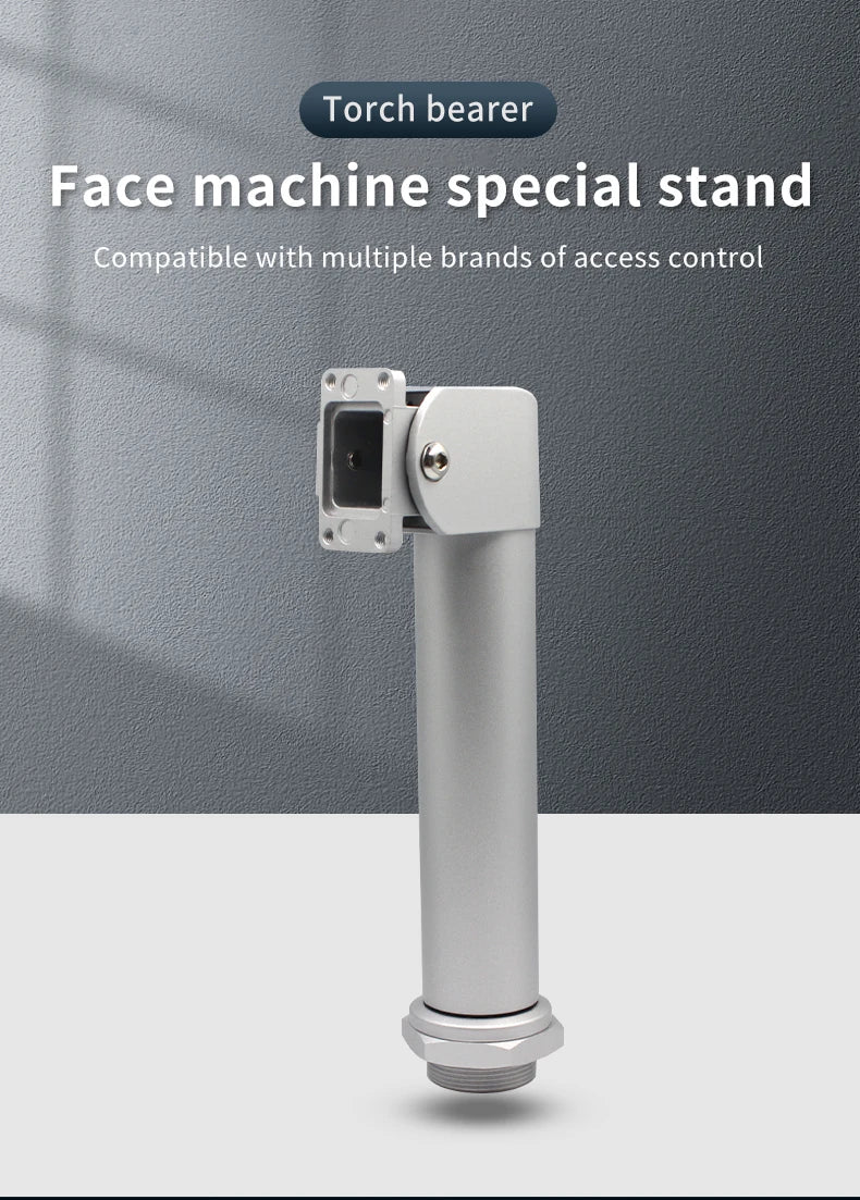 AI0702/AI0703 Aluminum Alloy Universal Holder Base Bracket for Face Recognition Machine Turnstile Adjust Extendable Bracket