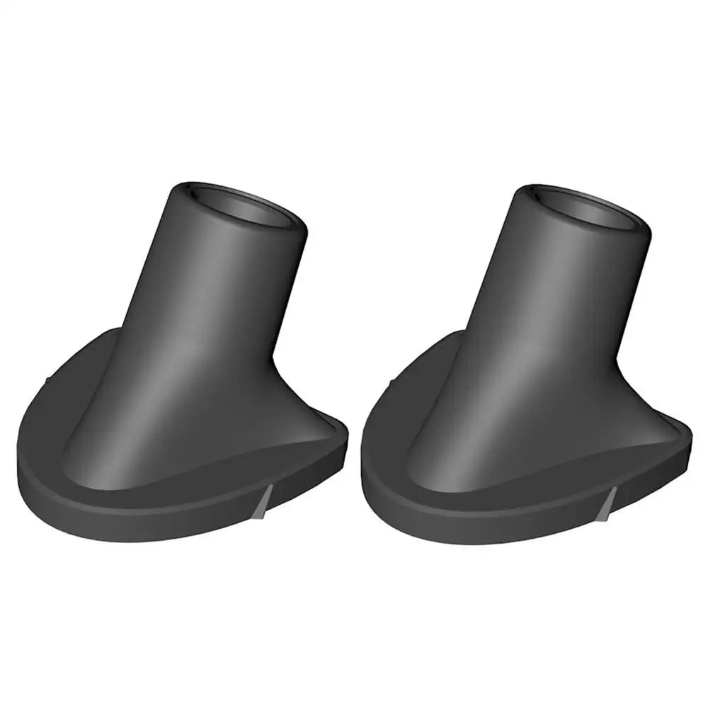 2pcs Golf Bag Leg Feet Attachable Stand Feet For Golf Bag Durable Black Rubber Golf Bag Feet Attachment Golf Players Bags Stan