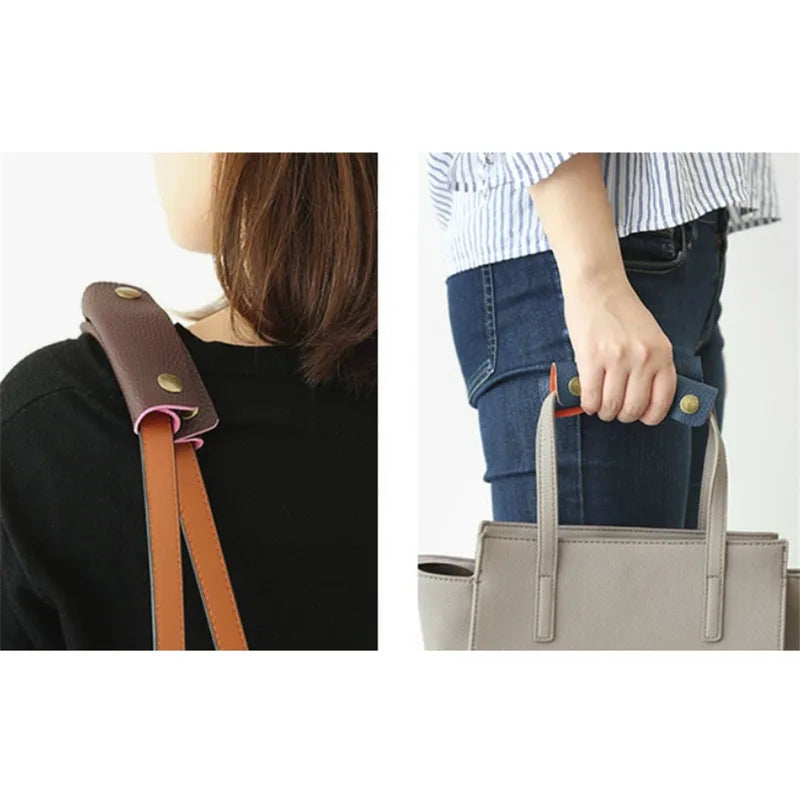Luggage handle protection leather case Anti-slip shoulder strap leather pad Travel bag trolley leather case bag strap cover