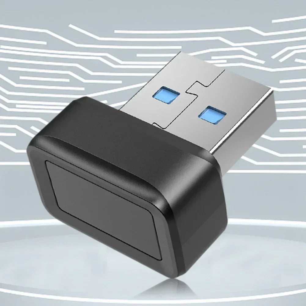 USB Fingerprint Key Windows Compatible Biometric Scanner for Password Free Login Ideal for PC Security