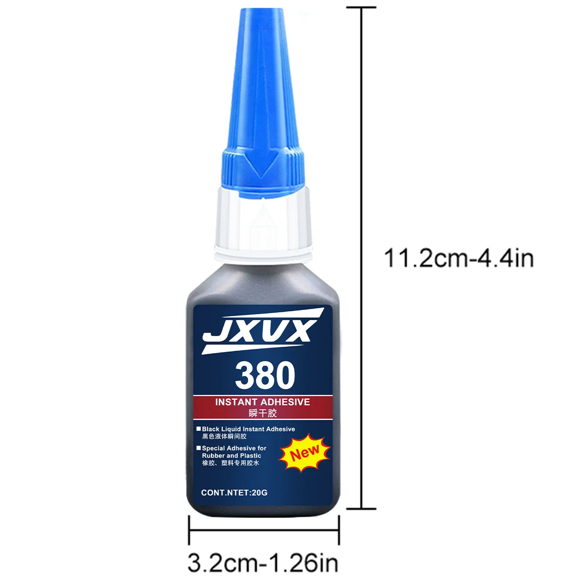 380 Strong Plastic Repair Adhesive - Waterproof Glue Instant Bonding Quickly Fixes Cracks,for ABS PP PVC Crack Fix All plastics.