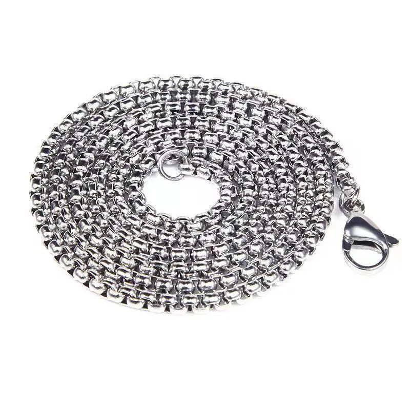 Dragon Head Pendants Bracelets EDC Self Defense Whip Titanium Steel Necklace Fashion Chain Waist Boy Gadgets For Men Cool Gifts