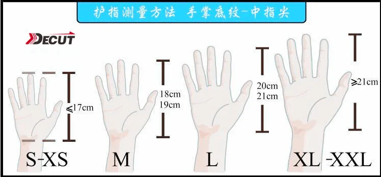 DECUT Archery Finger Tabs Guards Protector Left Hand/Right Hand S/M/L/XL Genuine Cowhide Leather For Recurve Bow Protective Gear