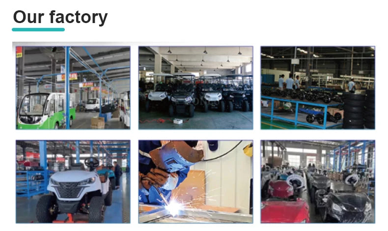 Golf Car Electric Power Buggy Vehicles 2 4 6 Passenger Golf Cart Accept Customize