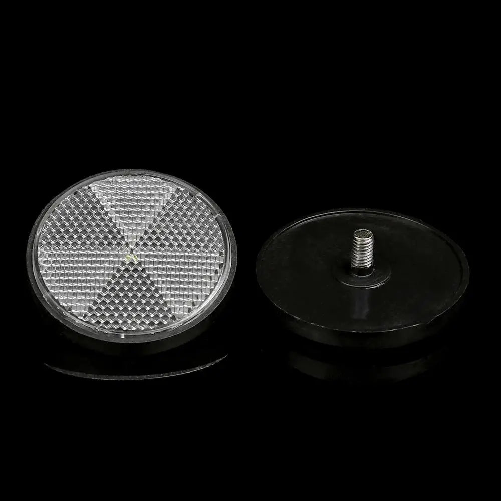 2Pcs High Quality Bike Spoke Reflector Oval&Round Plastic Flashing Night Reflectors Safety Warning Light Wheel Rim Reflective
