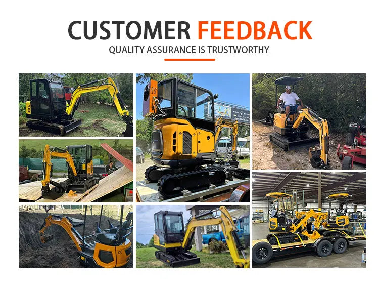 Epa Kubota Mini Excavator 2 Ton Free Shipping Mini Digger Farm Small Excavator Mini Bagger Home Excavators with Customized Color