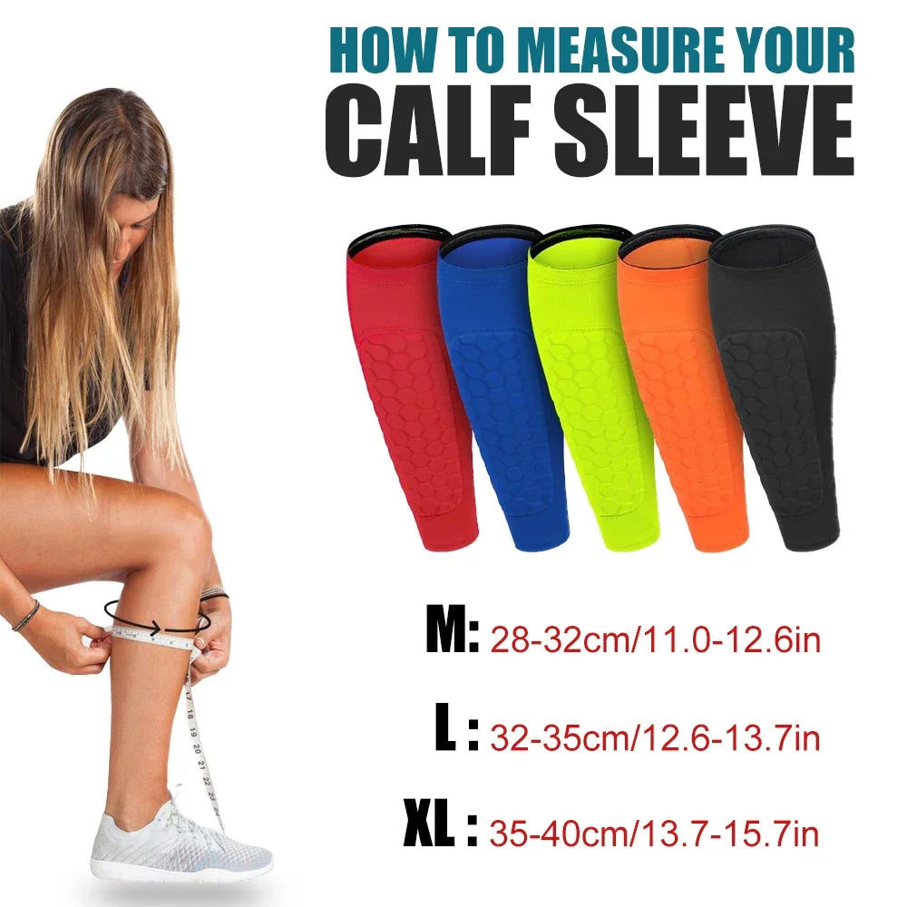Honeycomb Soccer Shin Guards Football Shields Sports Legging Shinguards Leg Sleeves Protective Gear Shank Protector