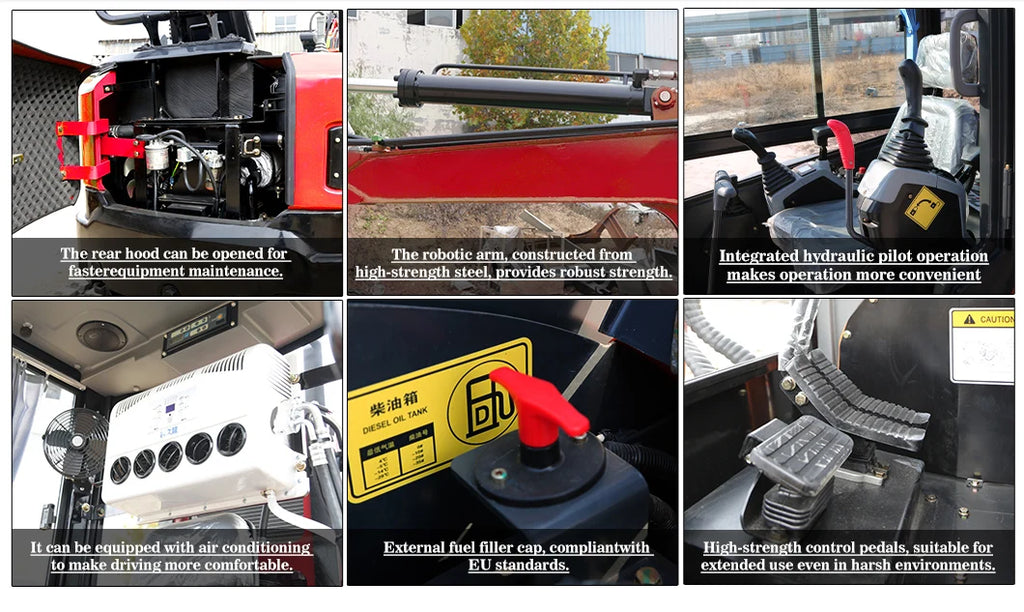New 2.5 Ton Mini Excavator Agriculture Excavators XT25U Optional Diesel Engine Customize Euro 5 Hydraulic Crawler Mini Excavator