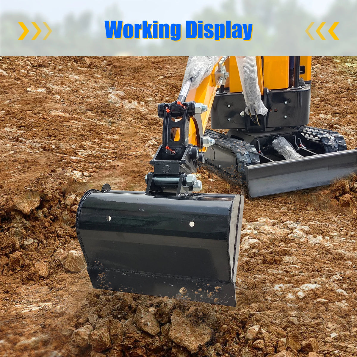 Germany Stock 500/600/800/1000mm Flat Bucket For JCB NEX Kingway Berger Kruas Mini and Other Chinese Mini Excavators