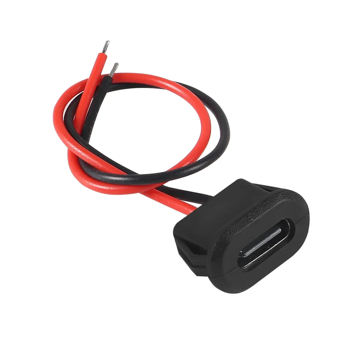 USB Type C Connector Jack Female Type-C with Card Buckle 3A High Current Fast Charging Jack Port USB-C Charger Plug Socket