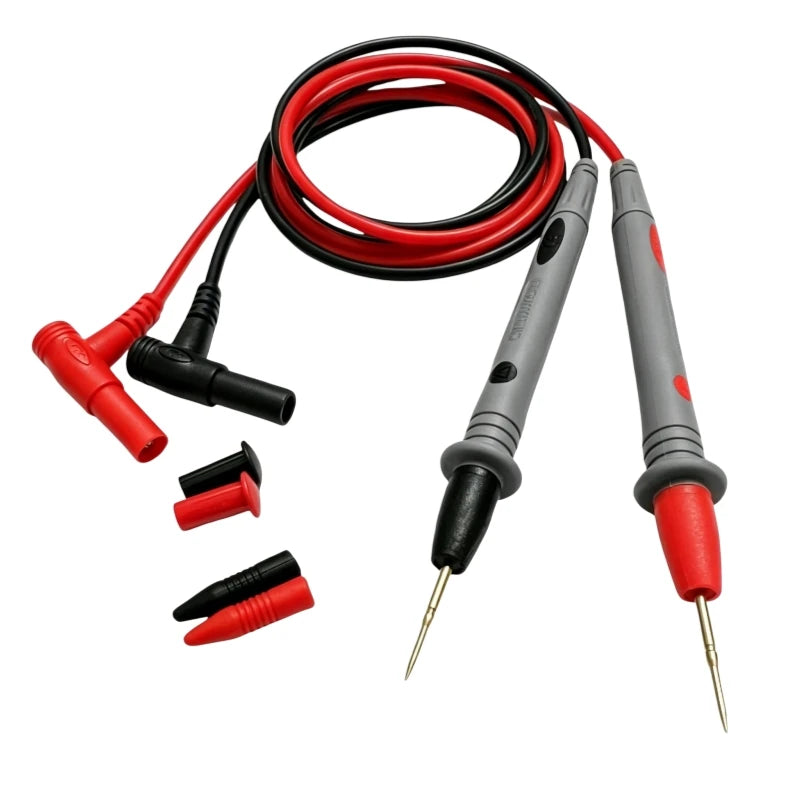 20A 1000V Universal Multimeter Test Leads, Ultra-sharp Tips PVC/Silicone Wire Probes for Electrical Testing