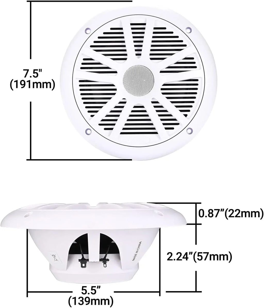 Wholesale 6.5 Inch IP65 Marine Waterproof Speaker Embedded Installation Outdoor Speakers for Yacht Boat RV Ceiling Speakers